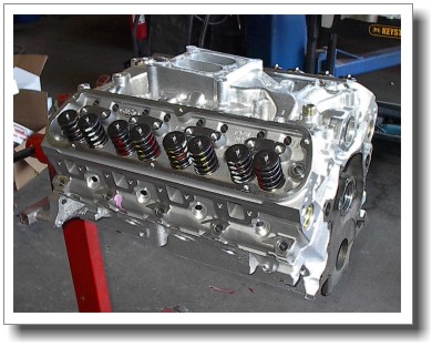 The block, heads and intake